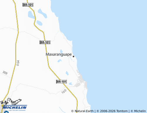 Mappa MICHELIN Maxaranguape - ViaMichelin