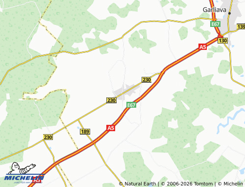 Mappa MICHELIN Veiveriai - ViaMichelin