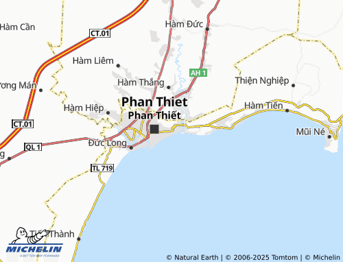 MICHELIN Thanh Hải map - ViaMichelin