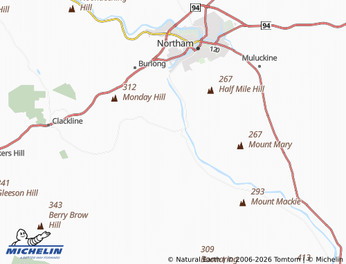 Mapa MICHELIN Spencers Brook - ViaMichelin
