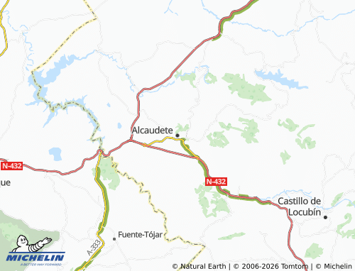 MICHELIN-Landkarte Alcaudete - ViaMichelin