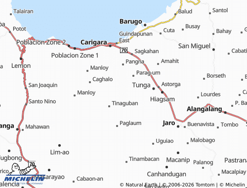 MICHELIN Tigbao map - ViaMichelin