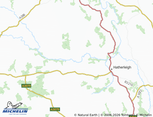 Carte MICHELIN Sheepwash - ViaMichelin