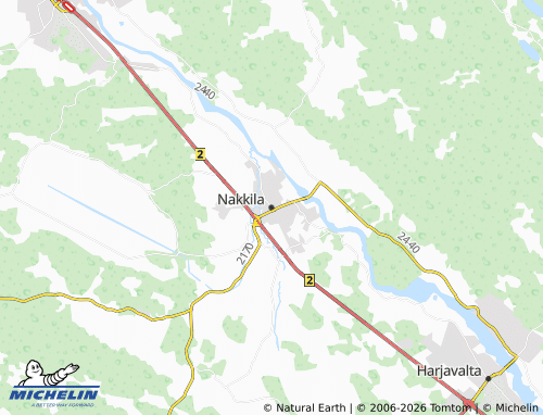 MICHELIN-Landkarte Nakkila - ViaMichelin