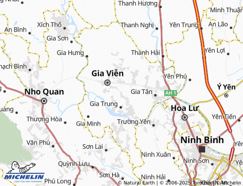 MICHELIN Gia Phương map - ViaMichelin