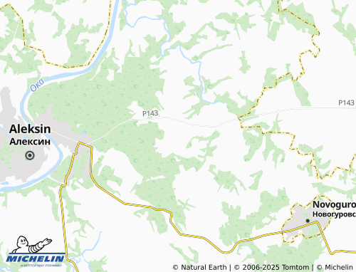 MICHELIN Bozheninovo map - ViaMichelin