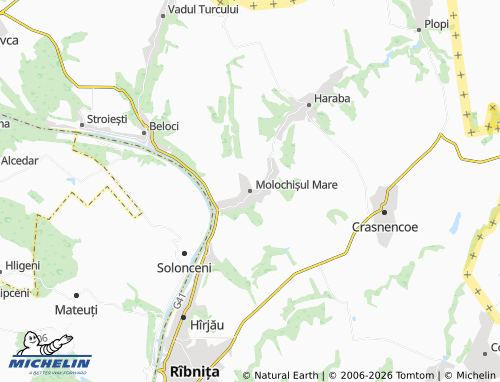 Carte MICHELIN Molochișul Mare - ViaMichelin