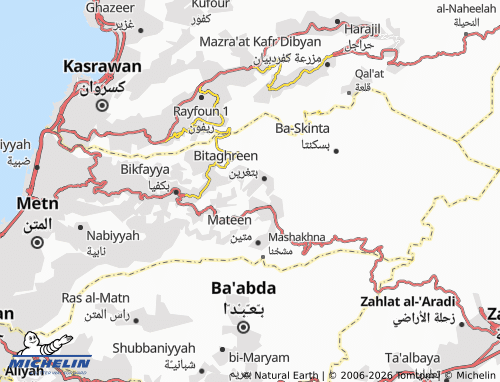 Mapa MICHELIN Khansharah - ViaMichelin