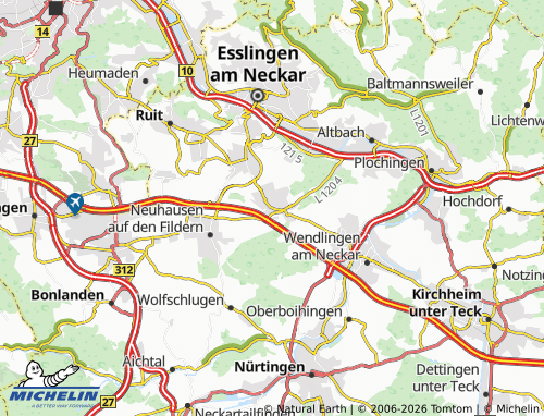 Mapa MICHELIN Denkendorf - ViaMichelin