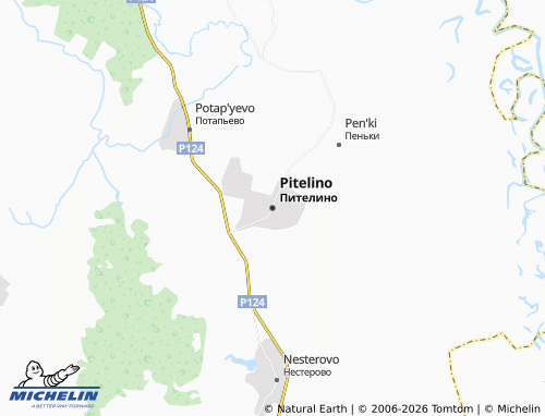 Carte MICHELIN Pitelino - ViaMichelin