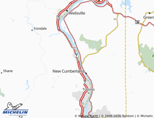 Carte MICHELIN Stratton - ViaMichelin
