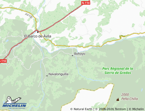 Mappa MICHELIN Bohoyo - ViaMichelin