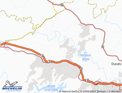 MICHELIN Saint Mary map - ViaMichelin