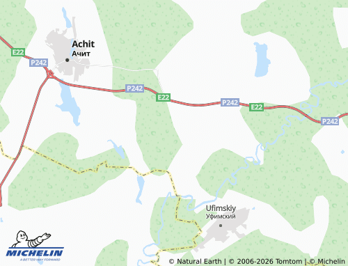 MICHELIN-Landkarte Zernobaza - ViaMichelin