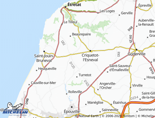 MICHELIN Anglesqueville-l'Esneval map - ViaMichelin