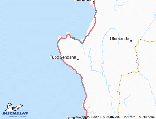 MICHELIN Tubo Sendana map - ViaMichelin