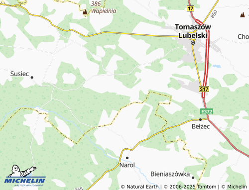 MICHELIN Maziły map - ViaMichelin