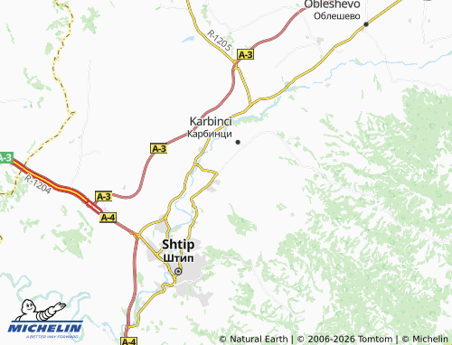 MICHELIN Tarinci map - ViaMichelin