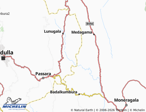MICHELIN Peessagama map - ViaMichelin