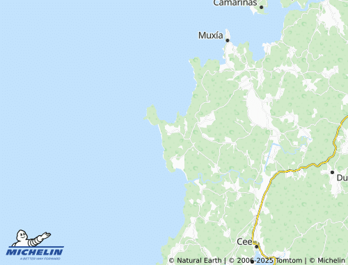 MICHELIN Touriñán (San Martiño) map - ViaMichelin