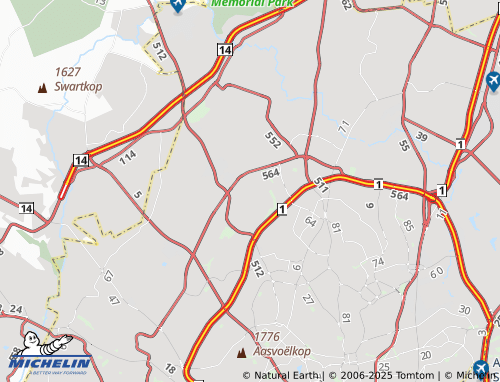 MICHELIN Noordhang Extension 58 map - ViaMichelin