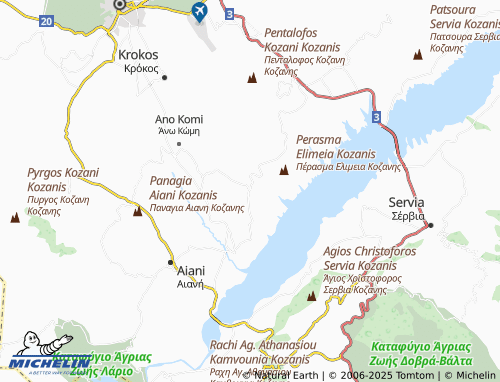MICHELIN Sparto map - ViaMichelin