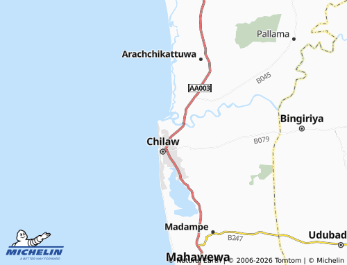MICHELIN Deduruoya map - ViaMichelin