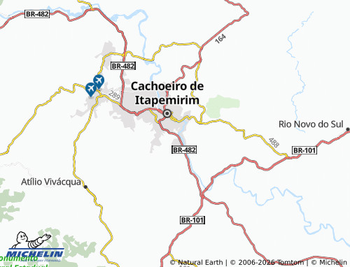 Mapa MICHELIN Nossa Senhora da Glória - ViaMichelin