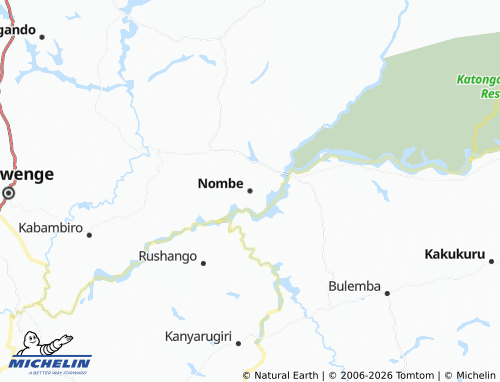 MICHELIN Nombe map - ViaMichelin