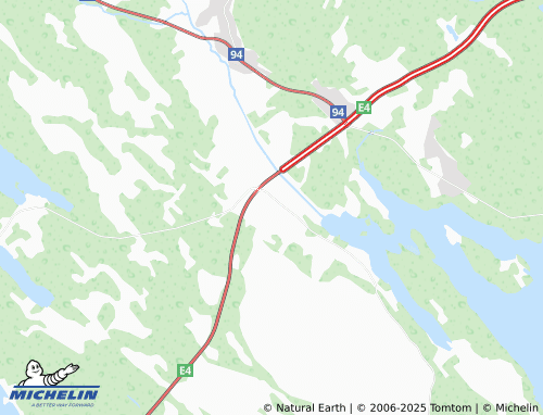 MICHELIN Ersnäs map - ViaMichelin