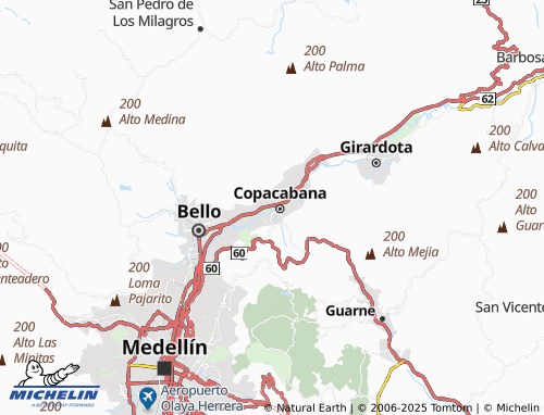 MICHELIN Villanueva map - ViaMichelin