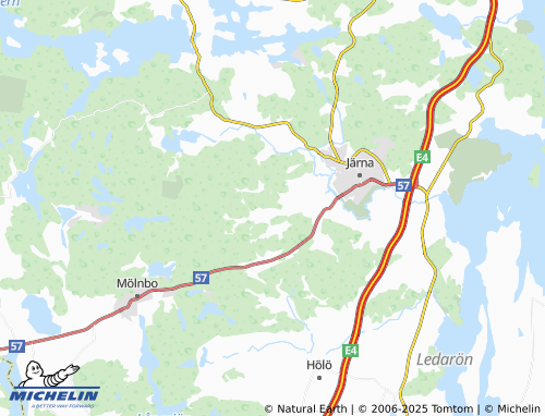 MICHELIN Vreten map - ViaMichelin