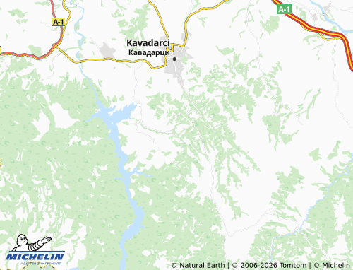 MICHELIN Dabnishte map - ViaMichelin