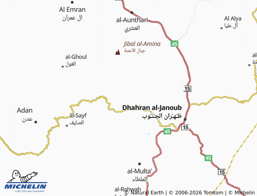 MICHELIN-Landkarte al-Jirbah - ViaMichelin
