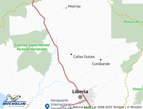 MICHELIN Cañas Dulces map - ViaMichelin