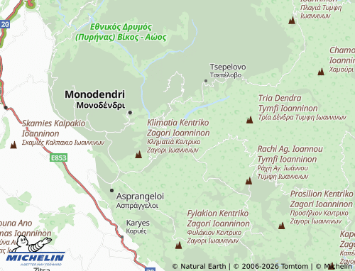 MICHELIN Kipoi map - ViaMichelin