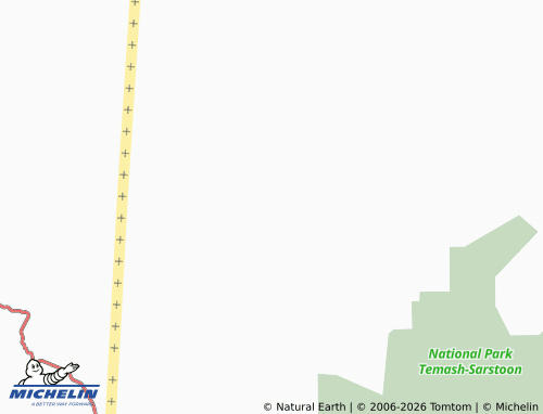 MICHELIN Corazon Creek map - ViaMichelin