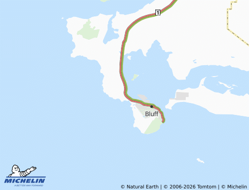 Mapa MICHELIN Ocean Beach - ViaMichelin