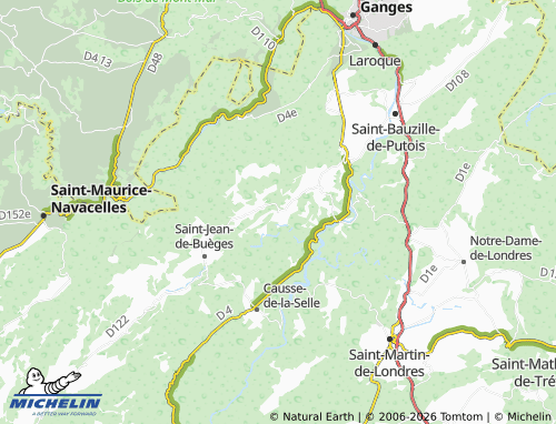 MICHELIN Saint-André-de-Buèges map - ViaMichelin