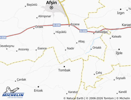 Mappa MICHELIN Nadır - ViaMichelin
