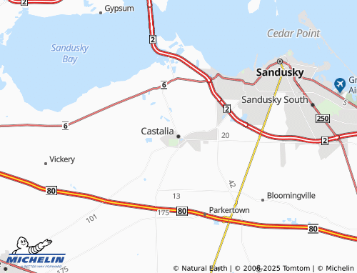 MICHELIN Castalia map - ViaMichelin