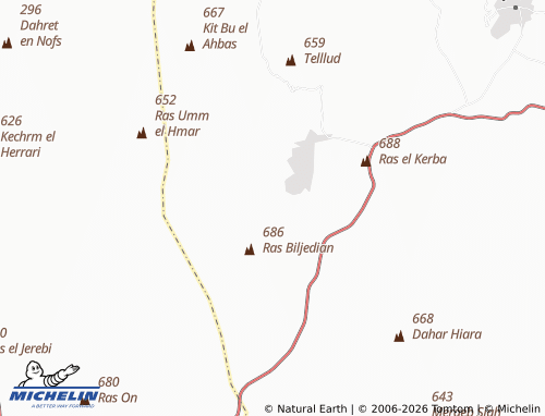 Mappa MICHELIN El Beshena - ViaMichelin