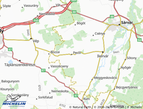 Mapa MICHELIN Pecöl - ViaMichelin