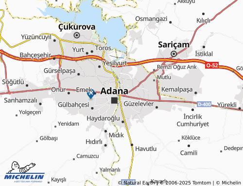 MICHELIN Sinanpaşa map - ViaMichelin