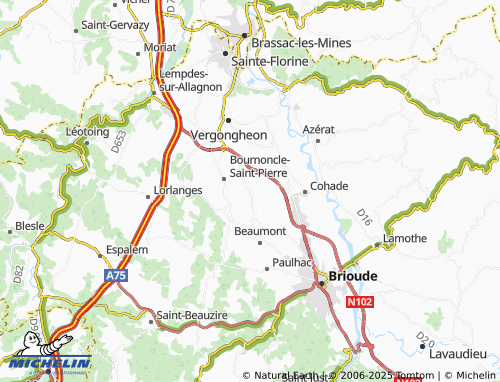 Carte MICHELIN Bard - ViaMichelin