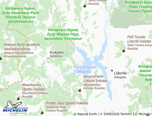 Carte MICHELIN Kokkino - ViaMichelin
