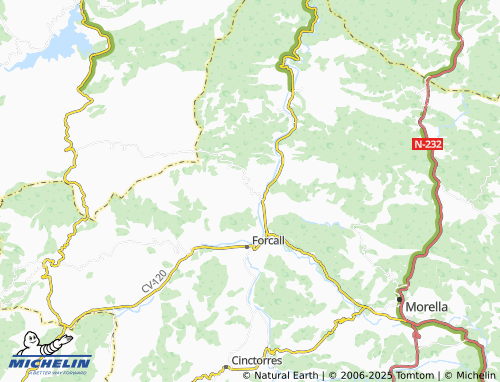MICHELIN Villores map - ViaMichelin