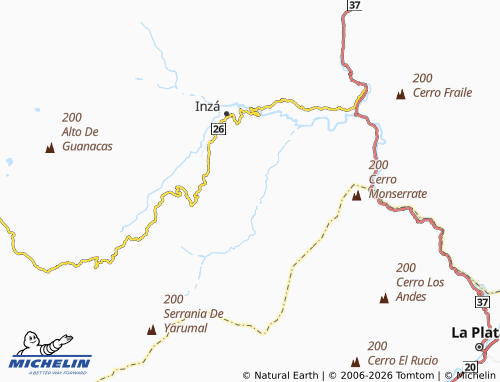 MICHELIN Vereda Turmina map - ViaMichelin