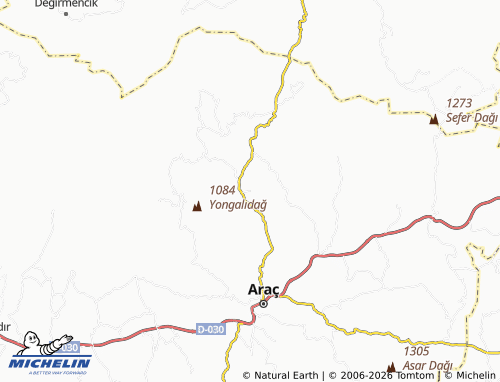 Mappa MICHELIN Pelitören - ViaMichelin