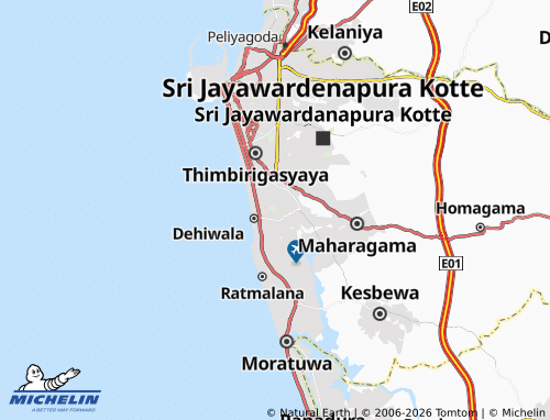MICHELIN-Landkarte Udyanaya - ViaMichelin
